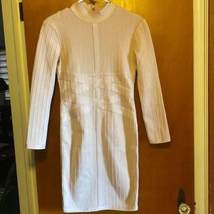 Pink sweater dress size medium fitted Body-con